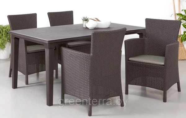 Стол уличный FUTURA, коричневый [206977]