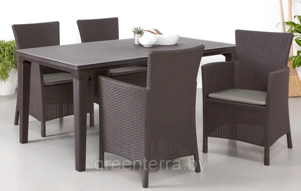 Стол уличный FUTURA, коричневый [206977]