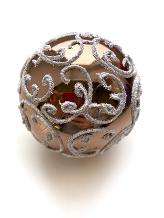 Шар пластиковый декорированный