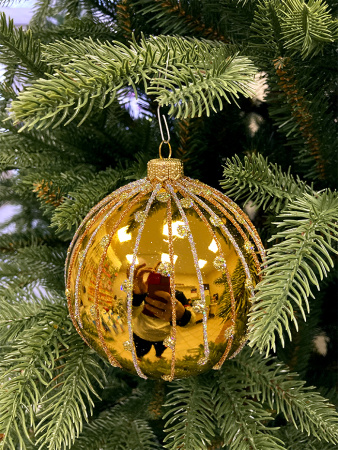 Шар пластиковый декорированный