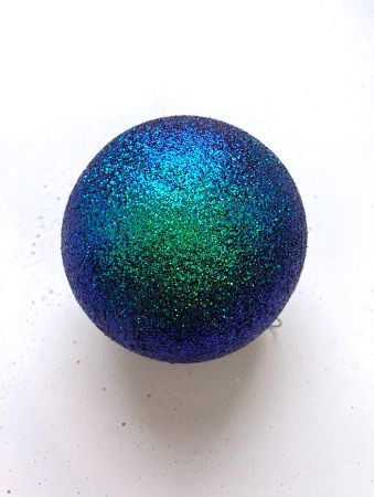 Шары пластиковые, парча синий хамелеон ВН19 Шары пластиковые, парча синий хамелеон