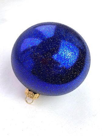 Шар елочный стекл. 8 см, [G-184]