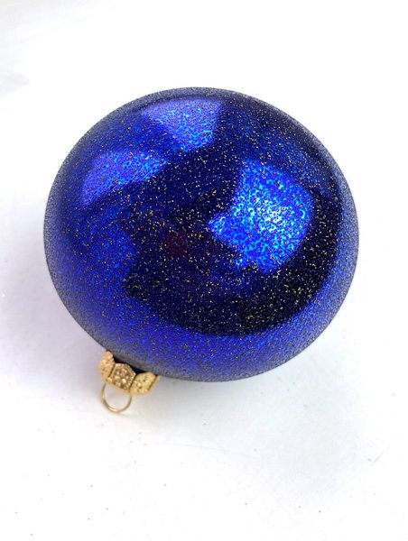 Шар елочный стекл. 8 см, [G-219s]