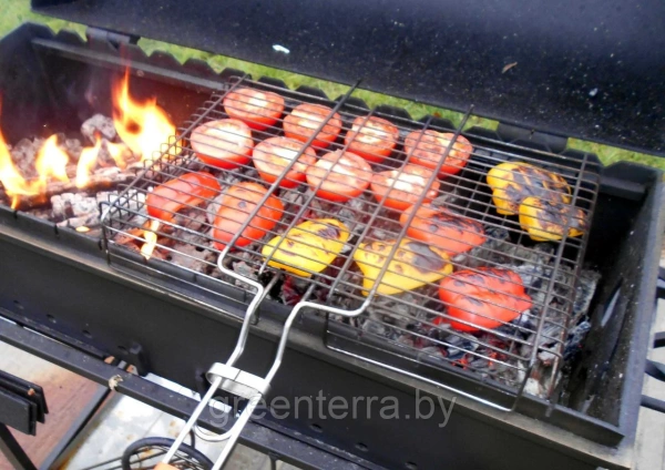 Кованый мангал с крышей "Кастель"