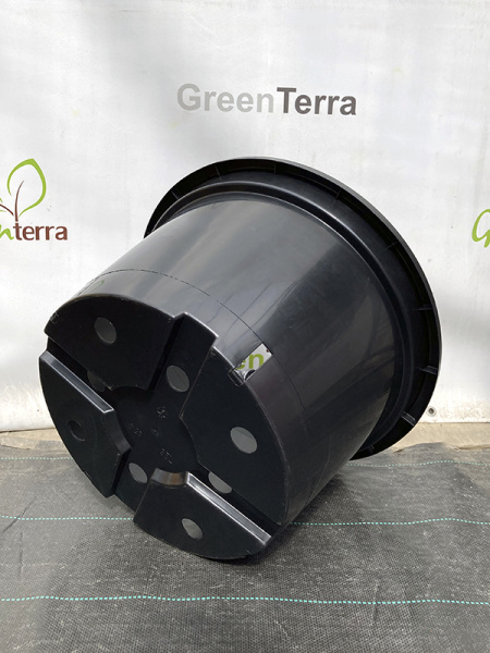 Горшок круглый под саженцы 35л, ø 44см, высота 32 см