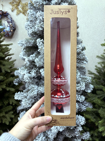 Верхушка на елку декорированная