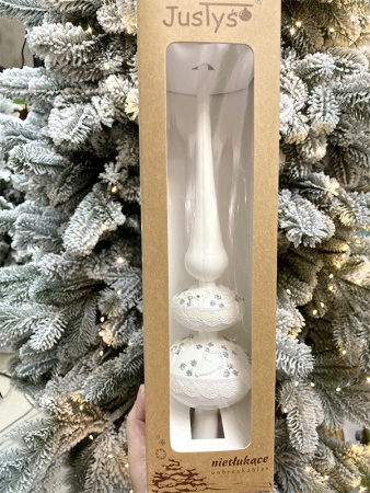 Верхушка на елку декорированная