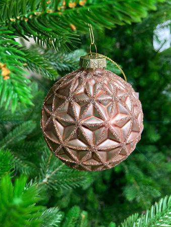 Шар елочный стекл. [0210-12]