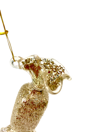 Игрушка елочная стекл. Конфета 9см [52331]