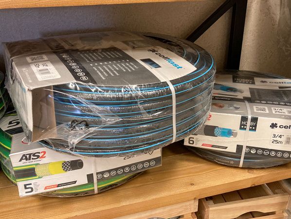 Шланг поливочный Cellfast HOBBY ATS 5/8" дюйма Шланг поливочный Cellfast HOBBY ATS 1/2"