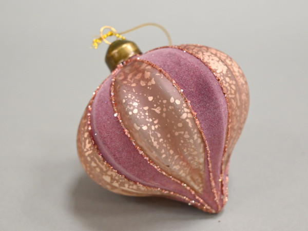 Игрушка елочная стекл. [0634-25]