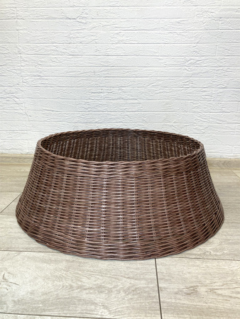 Корзина 75см плетёная под ёлку, разные цвета