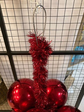 Украшение для больших ёлок "Гроздь из шаров" 50 см