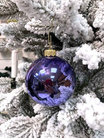 Шары пластиковые, фиолетовый глянец Шары пластиковые, фиолетовый глянец