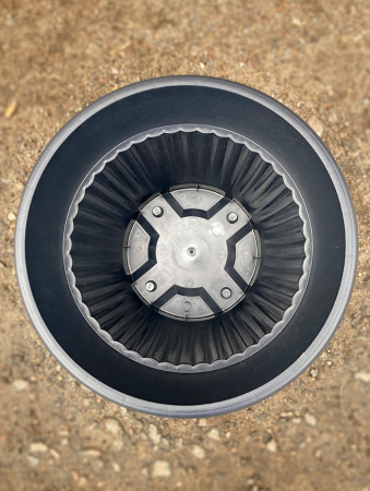 Цветочный горшок DCE Terra 13л, ø 35см, антрацит 