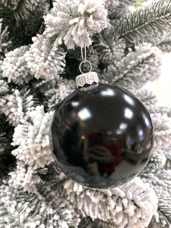 Шары пластиковые, чёрный глянец Шары пластиковые, глянец чёрный