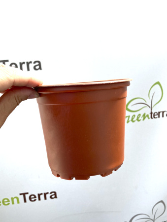 Горшок для рассады круглый формованный 1л, ø 13см, высота 10.5см.