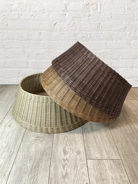 Корзина 65см плетёная под ёлку, разные цвета Корзина 65см плетёная под ёлку, разные цвета