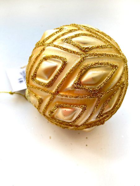 Шар елочный стекл. [0195-38]