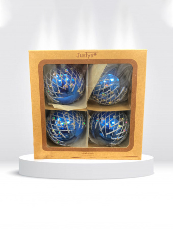 Шар пластиковый декорированный