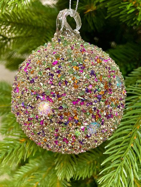 Шар елочный стекл. [63754]