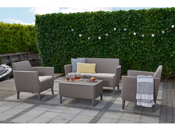 Комплект мебели из искусственного ротанга SALEMO 2-SOFA SET, капучино [253237]