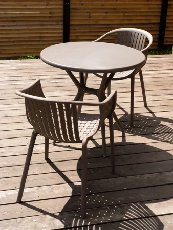 Стол круглый Teori капучино