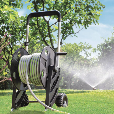 Катушка/тележка для шланга Claber Silver Al