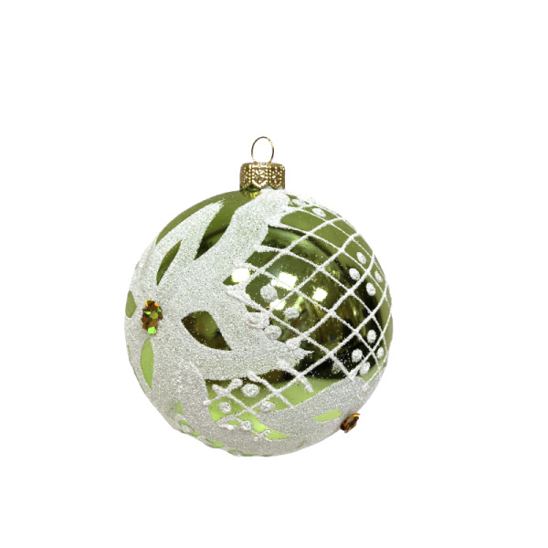 Набор шаров пластик. декор №7 разные цвета, 6см /  8см / 10см Шар пластиковый декорированный