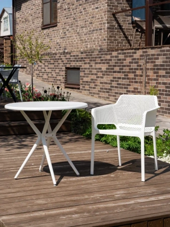 Стол круглый Teori белый