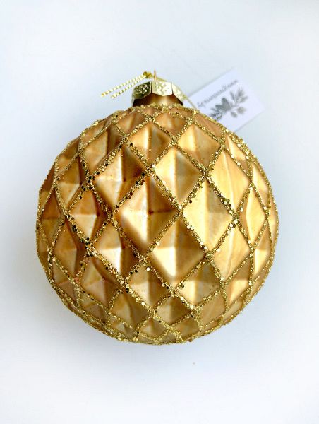Шар елочный стекл. [0195-2]