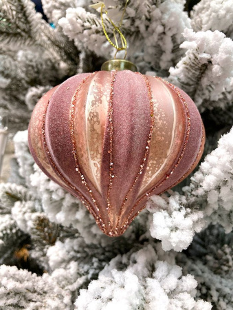 Игрушка елочная стекл. [0634-25]