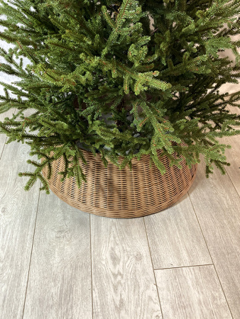 Корзина 65см плетёная под ёлку, разные цвета