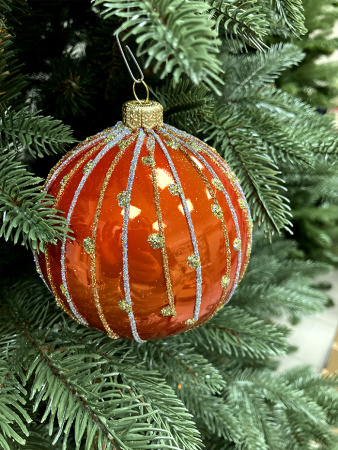 Шар пластиковый декорированный