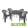 Набор садовой мебели "Виктория-5" (круглый стол) 