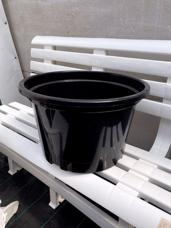 Горшок круглый под саженцы 35л, ø 44см, высота 32 см