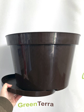 Горшок для цветов "Фикус 20" 20л, шоколад []