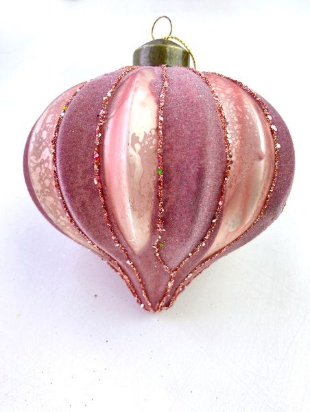 Игрушка елочная стекл. [0634-25]