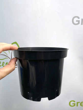 Горшок для рассады круглый литой 1.5л, ø15см, высота 12см.