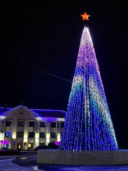 Большая уличная каркасная ель для 3D освещения 