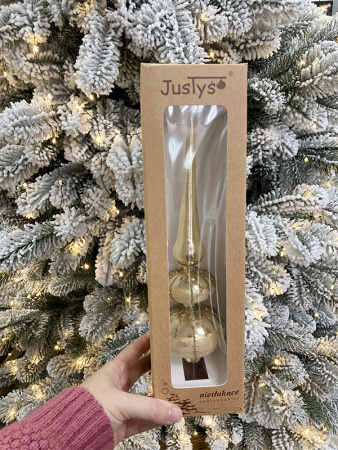 Верхушка на елку декорированная