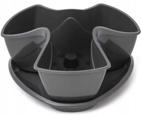 Каскадный цветочный горшок Coubi Herbal 9л, 29.5*29.5*38см