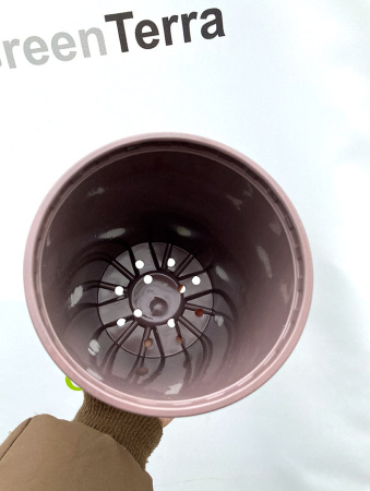 Высокий горшок для роз 2л, ø 14см, высота 18см, формованный