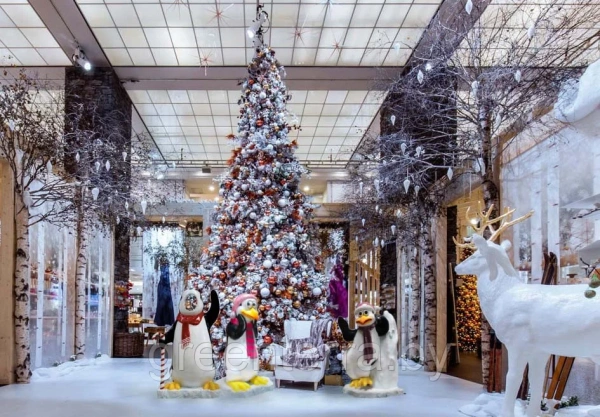 Новогодняя фигура для фотозоны "Пингвин" Новогодняя фигура для фотозоны "Пингвин"