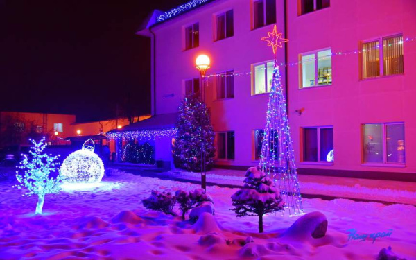 Верхушка-звезда из дюралайта, 100х100см, светодинамика без нити