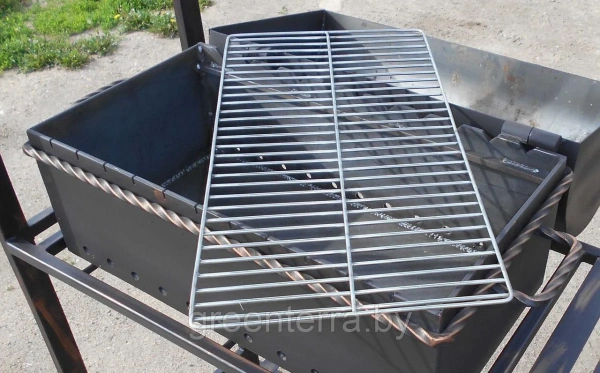 Решетка-барбекю 60х30см для мангала (нерж. сталь)
