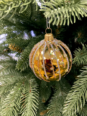 Шар пластиковый декорированный