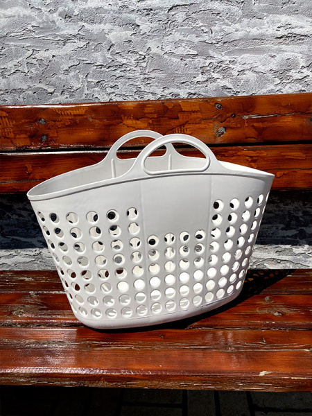 Корзина пластиковая Unibag (белая)