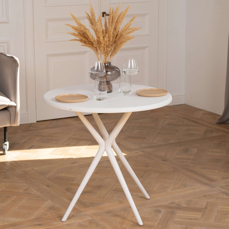 Стол круглый Teori белый