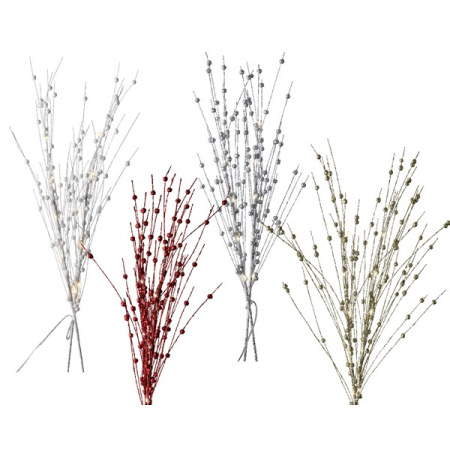 Светодиодная ветка Micro 10 LED 76см, цв.тепл. белый (уп.2шт.) [482137]